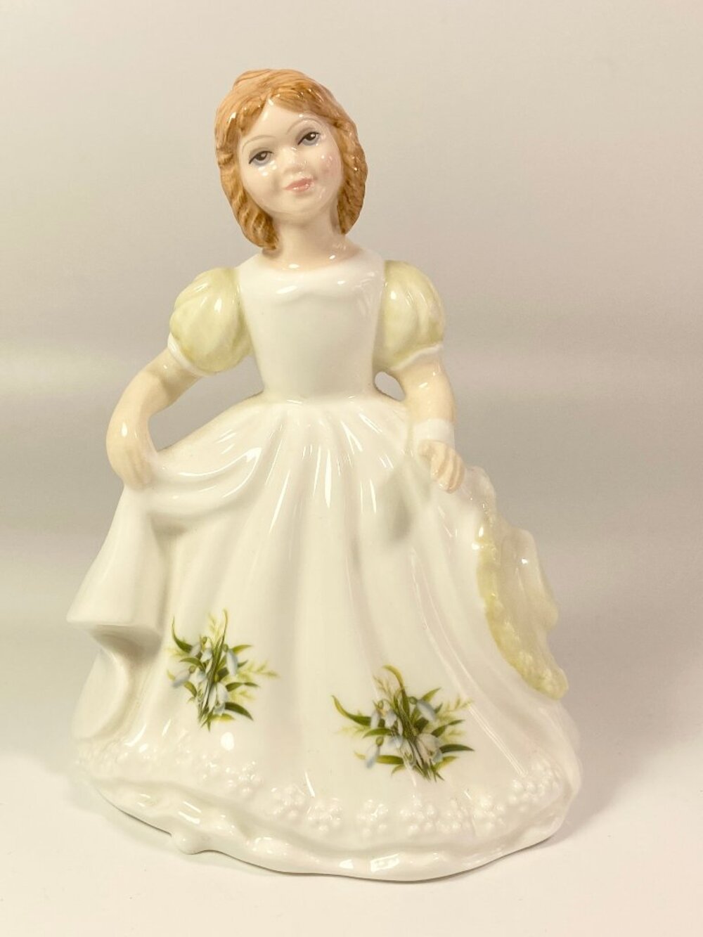 Royal Doulton HN 3330 Figure of the Month January Porcelain Figurine Signed